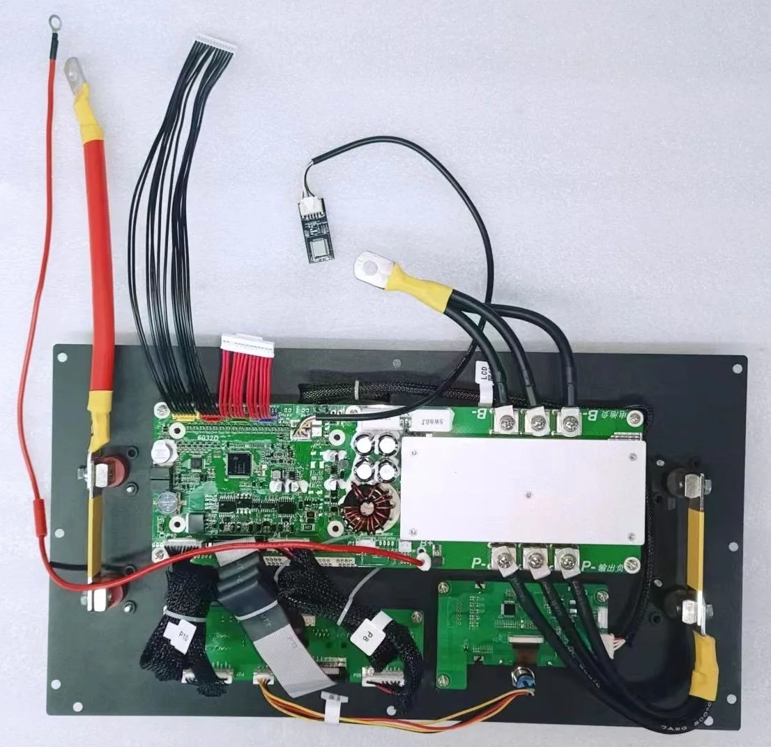 51.2/48VXR04-배터리 박스 어셈블리 DIY 시스템 EVE CATL 270 280 304 310 320AH 셀, JBD 스마트 BMS Bluetooth LCD CAN/RS485