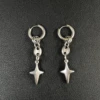 Boucles d'oreilles Punk Grunge Rock à rivets, chaîne, Cool, mode géométrique, goutte d'eau, gothique, breloque esthétique, bijoux, accessoires Hip Hop