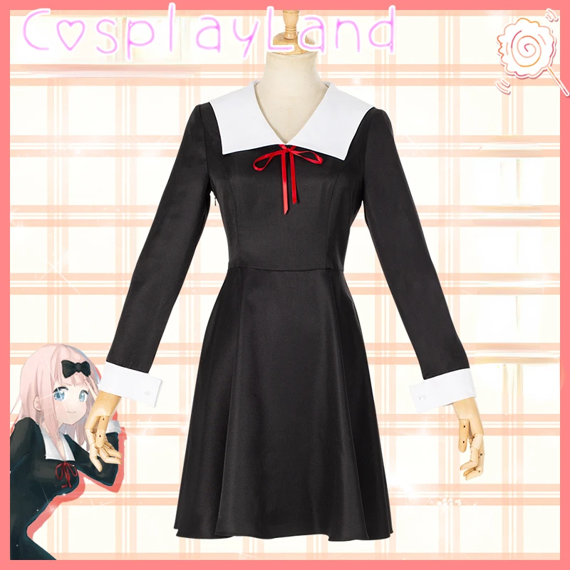 

Anime Kaguya-Sama: Love Is War Shinomiya Kaguya Cosplay Costumes Fujiwara Chika Adult Woman Dresses JK Uniform Suit Dress