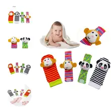

Foot Socks Panda Monkey Appearance Wearable Relieve Boredom Infant Socks Wrist Straps Toys Baby Stockings for Children