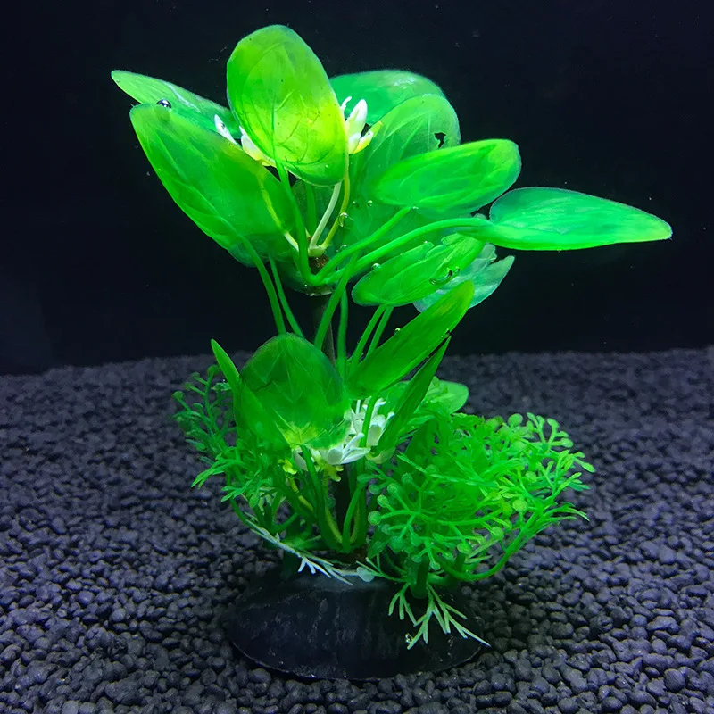 Artificial Aquarium Decor Plants Green Water Grass Aquatic Plant Fish Tank Grass Flower Decoration Water Weeds Ornament
