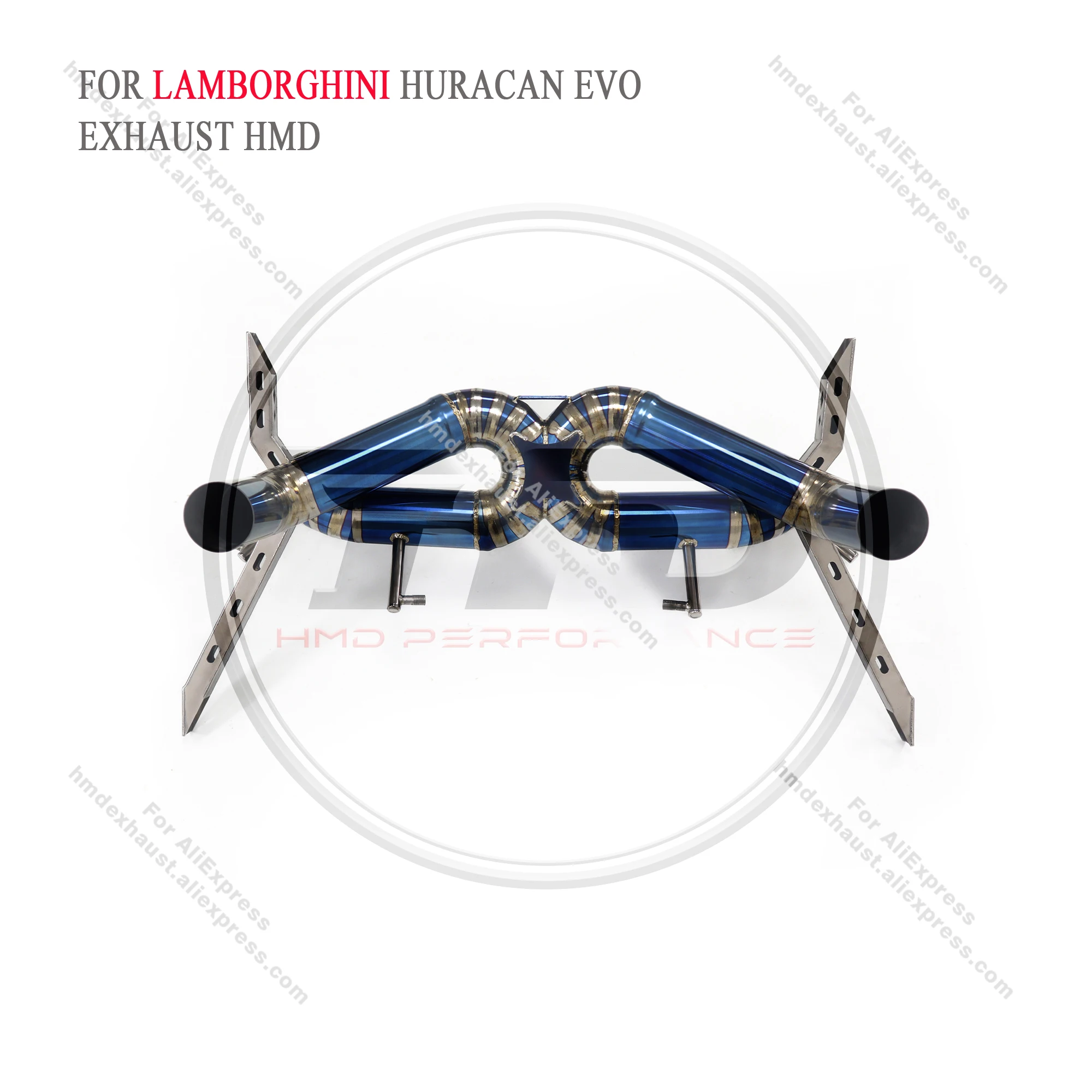 

HMD Titanium Alloy Exhaust System Performance Catback For Lamborghini Huracan EVO 2019+ Without Valve with OPF