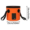 Waterproof Water Bags Folding Bucket Portable Outdoor Foldable Bucket Container 6