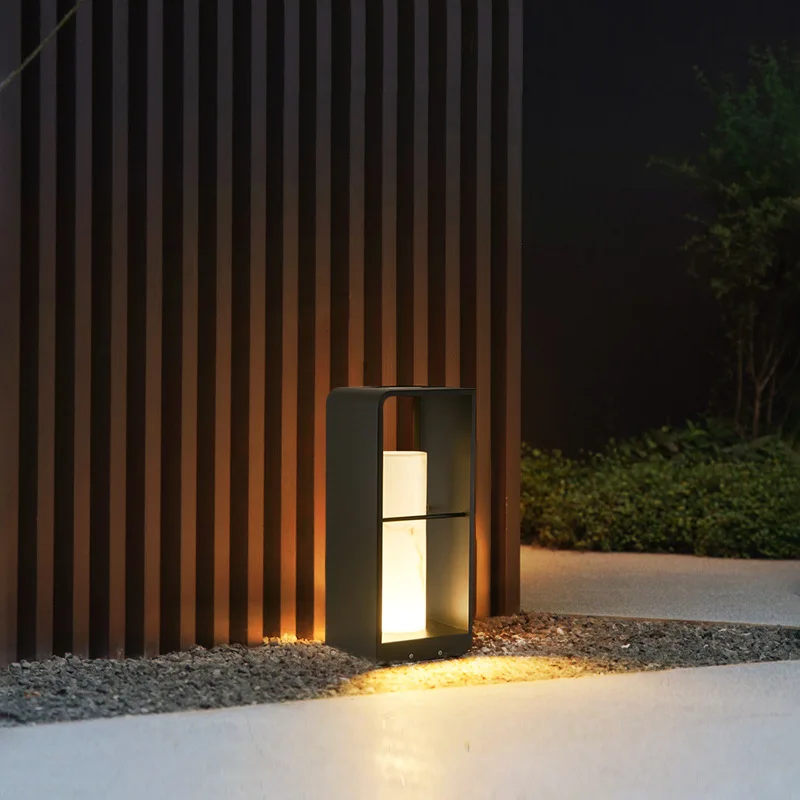 Garden Light Solar LED Light Fence Outdoor Waterpoof Landscape Lighting Lawn Lamp Villa Courtyard Decor Floor Lamps