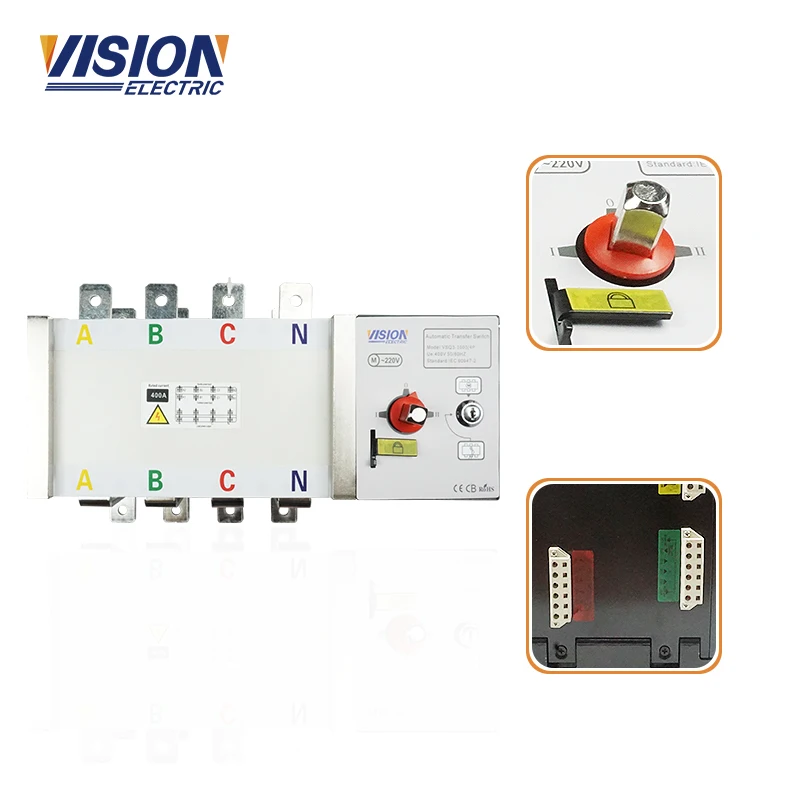 

ATS 1250A automatic changeover switch ATS 4P 4 poles