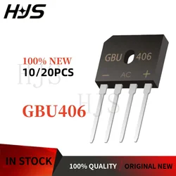 20 - Pack High - Quality Rectifier Bridge Stack - 4A 600V (10PCS - GBU406)