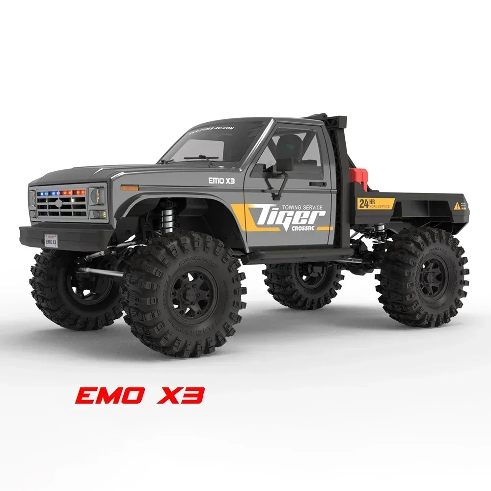 CROSSRC EMO X3 Northeastern Tigers RC 자동차, 1/8 RC 전기 리모컨 모델 자동차, 크롤러 도로 구조 차량