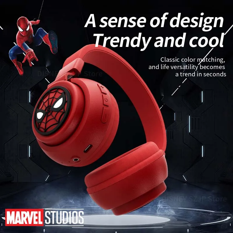 Disney Bluetooth Wireless Headphones Earbuds Headsets with Mic HIFI Surround Sound For Kids Anime Cartoon