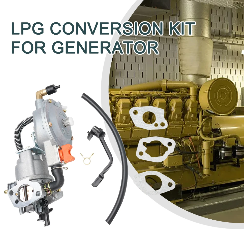 

1set 170F Dual Fuel Carburetor Kit For Generator GX200 160F 168F 170F GX160 LPG Conversion Kit Power Tools Accessories