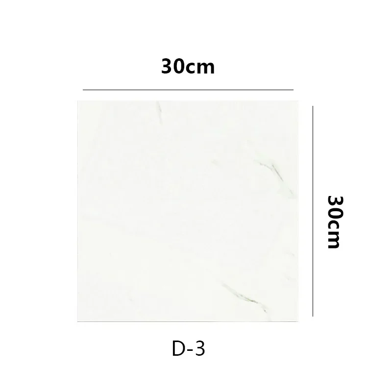 

10 Pack Wall Thickened Self Adhesive Tile Floor Stickers Marble Bathroom Waterproof Wallpaper PVC Room Decoration