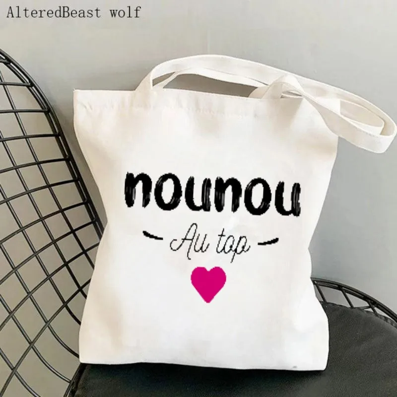 Women Shopper bag etiquette personnalisee Cool custom Printed Bag Harajuku Shopping Canvas Shopper Bag girl Tote Shoulder Bag