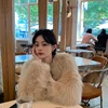 2024 Autumn Winter New Faux Fur Coat Womens Fashion Casual Imitation fox fur coat Womens Short loose comfortable Winter Jacket 5