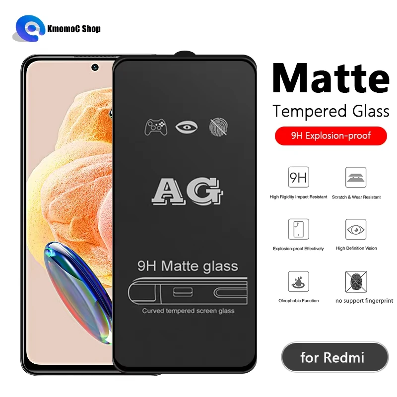 1PCS Matte Tempered Glass Screen Protector
