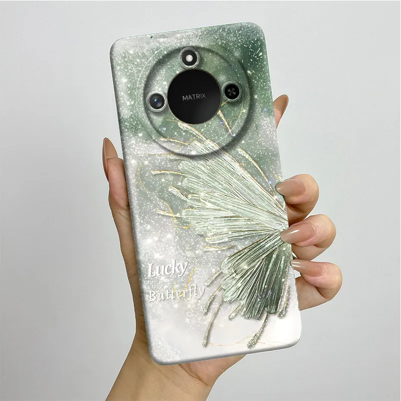 Sweet Painted Silicone Phone Case - Fashion Cartoon Design, Protective & Stylish
