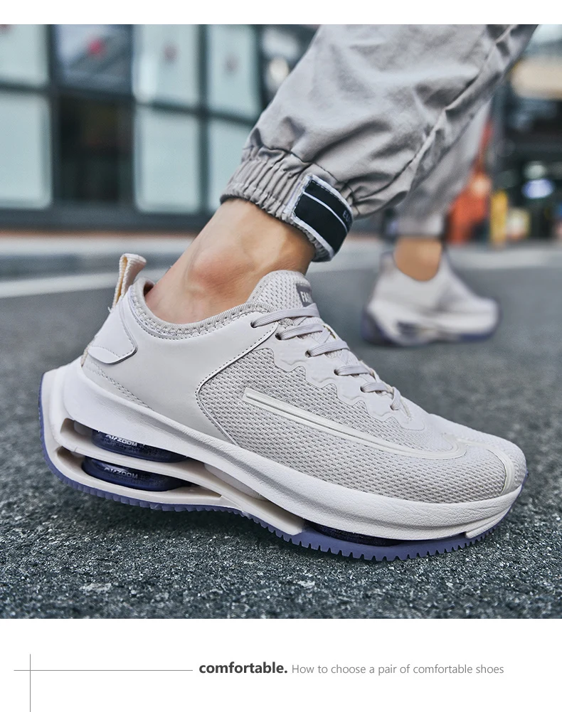 Description Picture 6 of itemCouple Running Shoes Men Women Air Cushion Fitness Sneakers Men Elasticity Gym Trainers Outdoor Sport Shoes Zapatillas Hombre