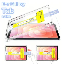 Premium Tempered Glass Screen Protector with Easy Install Auto - Dust Removal Kit - High Definition (Galaxy Tab S7 Plus)