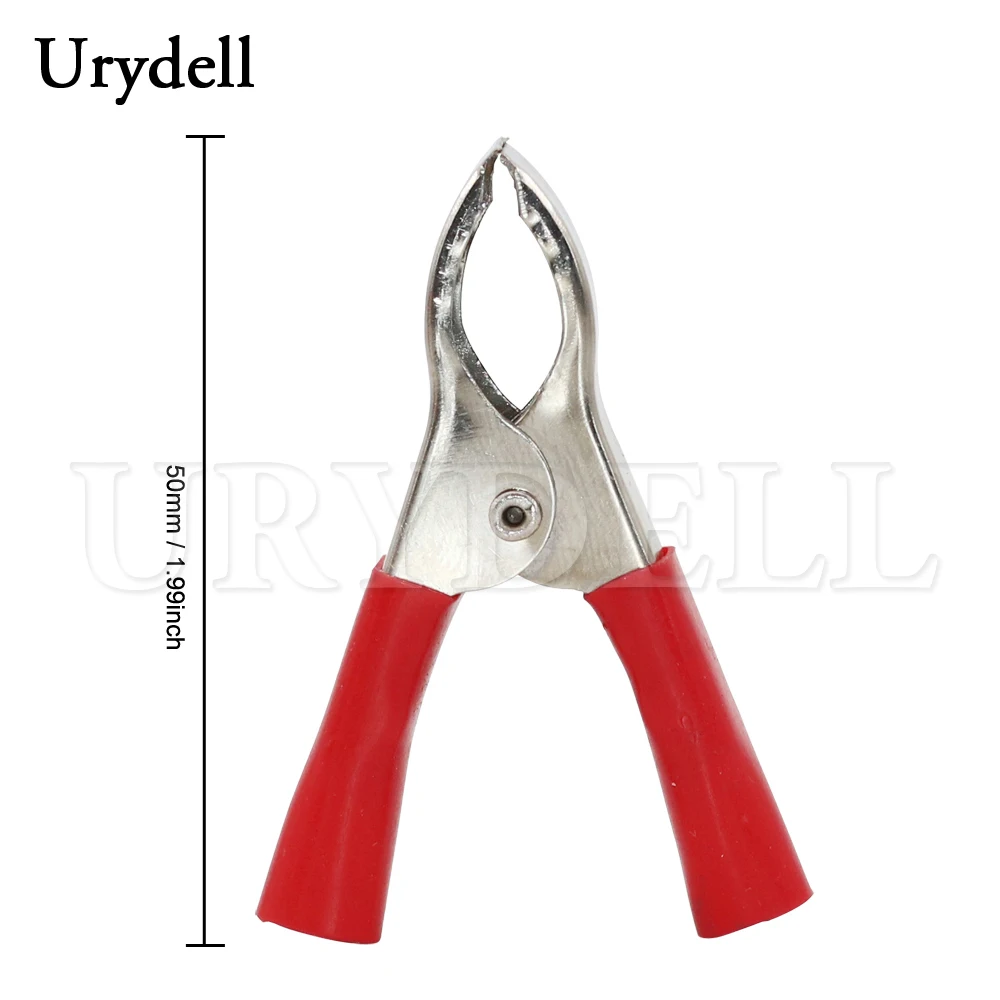 10pcs 50mm 70mm Alligator Clips car Battery Clamps Insulated Crocodile Clips Low Voltage Wire Lead Test Clamps