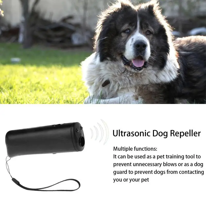 

Pet Dog Anti Barking Stop Bark Dogs Training Device LED Ultrasonic Device Dog Stop Barking Without Battery Pet Supplies for dogs