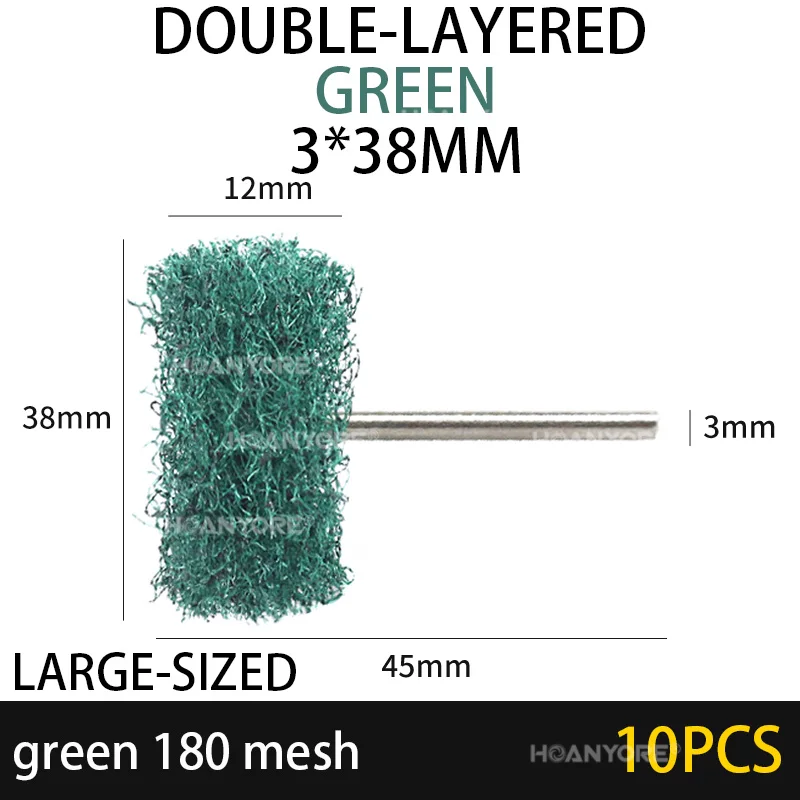 Green 3X38 10pcs