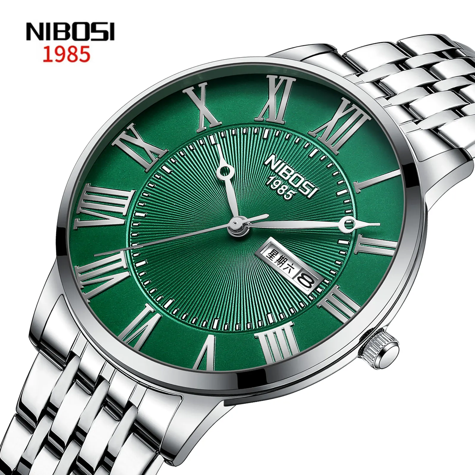 NIBOSI Relogio Masculino New Watches For Men Waterproof Sport Quartz Chronograph Top Luxury Brand Watches Men Clock Reloj Hombre 