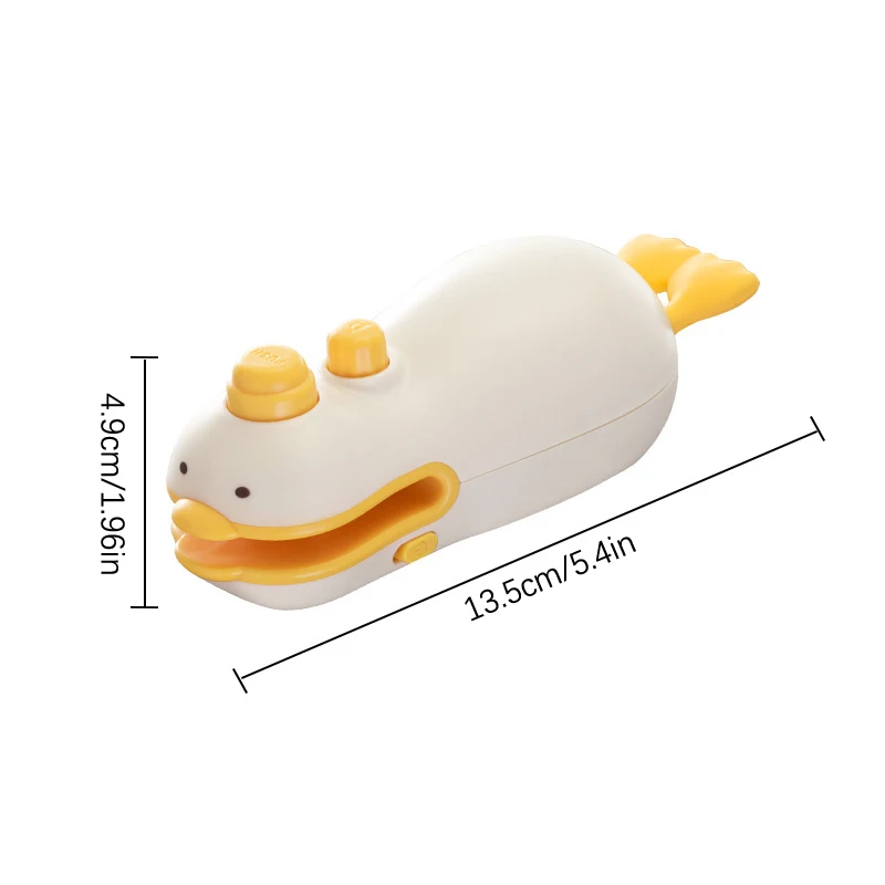 미니 카툰 백 실러, 식품 포장용 밀봉 및 절단기, USB 충전, 마그네틱 식품 실러 클립, 2 in 1