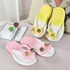 2024 Summer Baby Girls Slippers Children PVC Cartoon Bow Bear Print Flips Flops Beachwear Outdoor Non-slip Kids Shoes Size 24-35 6