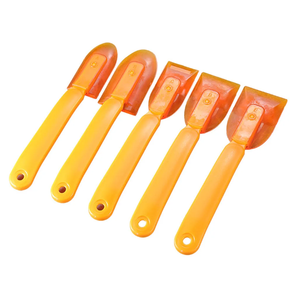 5PCS Rubber Caulking Tool Caulk Finishing Tool Multifunctional Sealant Spatula Spreader Silicone Caulk Finishing Smoothing Tool