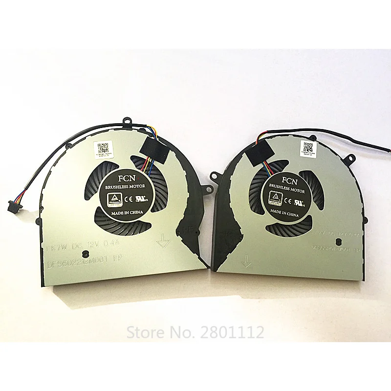 NEW CPU GPU Cooling Cooler Fan for ASUS GL703 ROG STRIX GL703V GL703VD GL703VM 4PIN 12V Laptop Fan