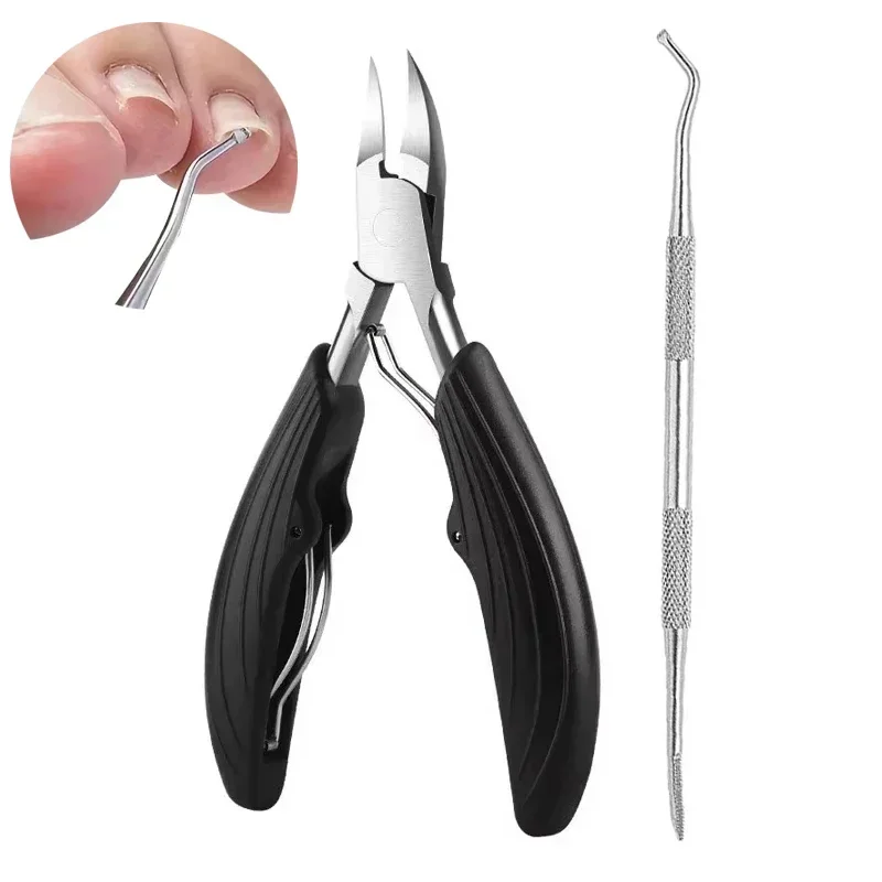 Professional Toenail Nipper for Thick and Ingrown Nails - Precision Pedicure and Manicure Tool