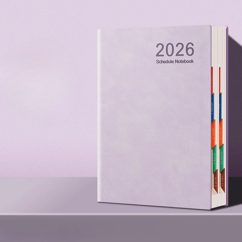 2026년 스케줄 플래너 하루 한 페이지씩 자기 관리 추적기 효율성 노트북 맞춤형 캘린더 필수품