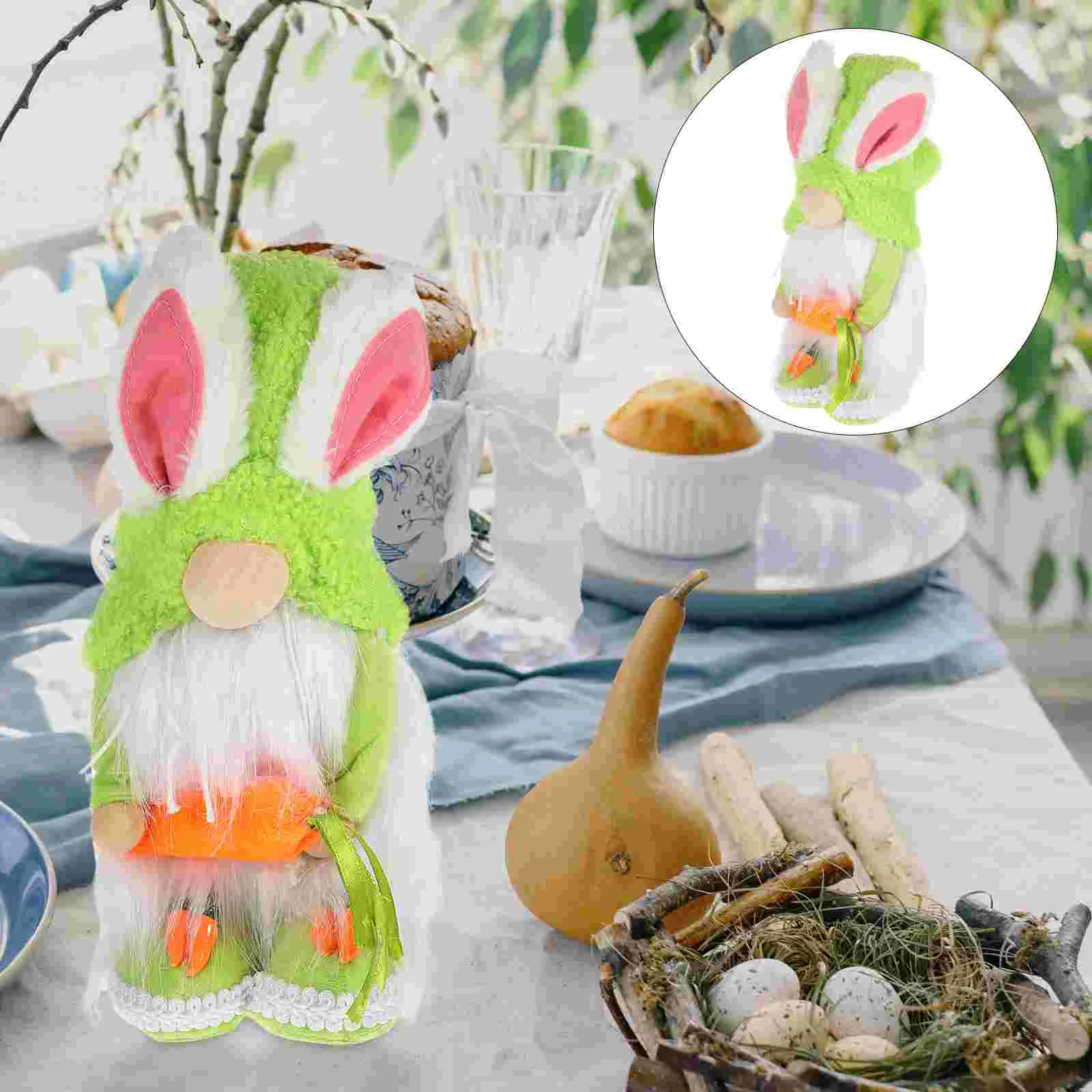 

Easter Bunny Gnome Decorative Rabbit Gnome Scandinavian for Party