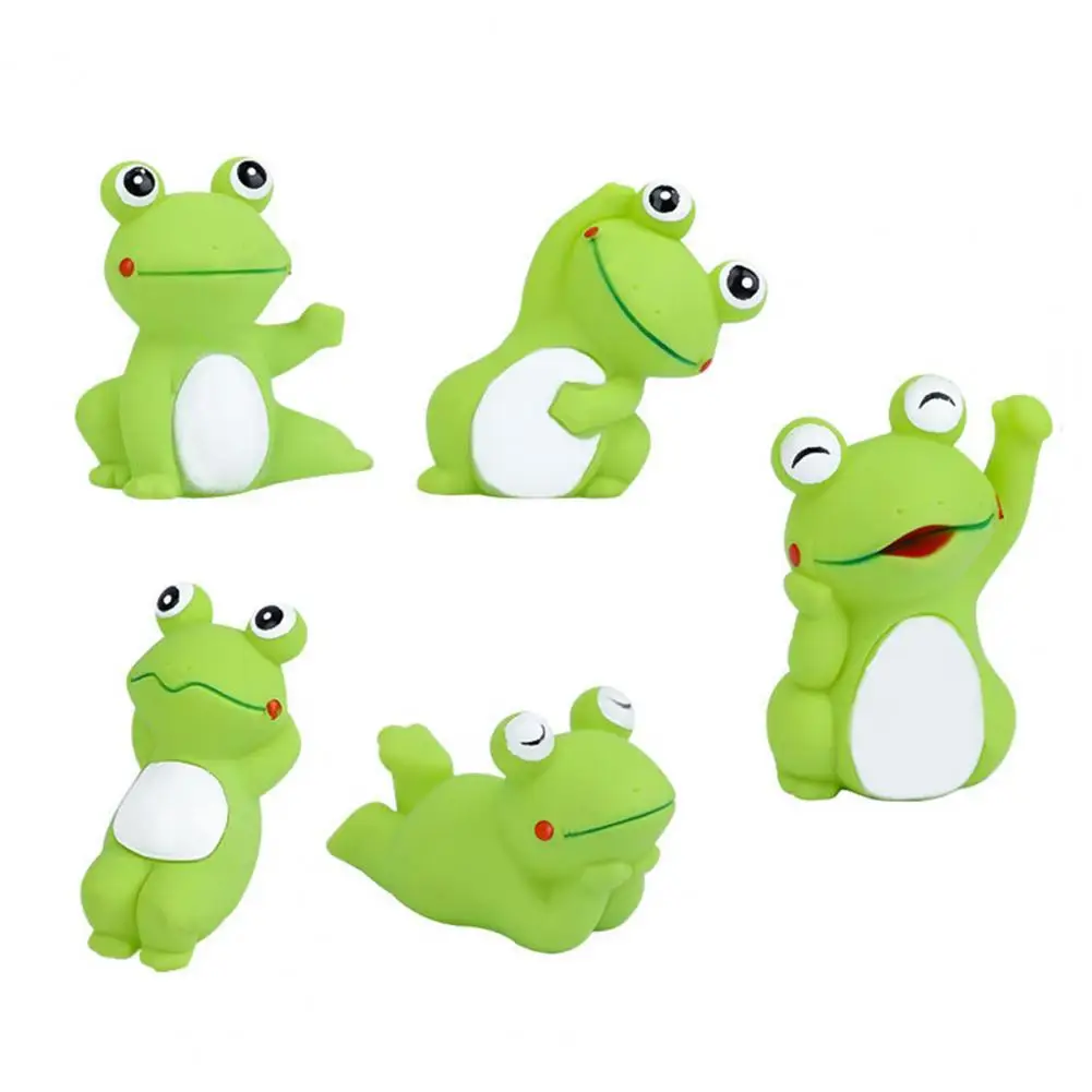 

Жевательные игрушки для собак, пищащие игрушки для домашних животных без выцветания, очень мягкие игрушки для эмоционального комфорта, привлекательные Мультяшные пищащие игрушки для собак в форме лягушки