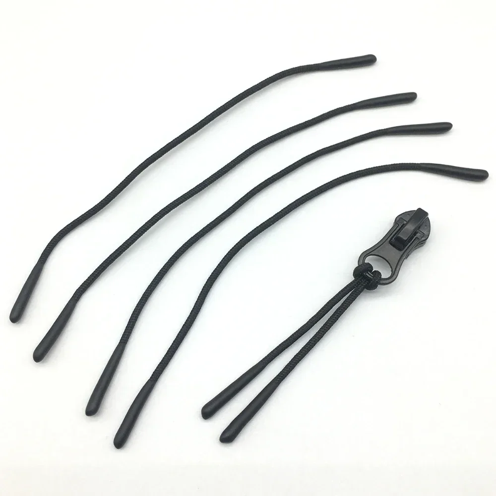 Rope Shape Zipper Pullers Anti-slip Surface 10pcs Clothing/Bag Accessories zipper pullers,zipper accessories