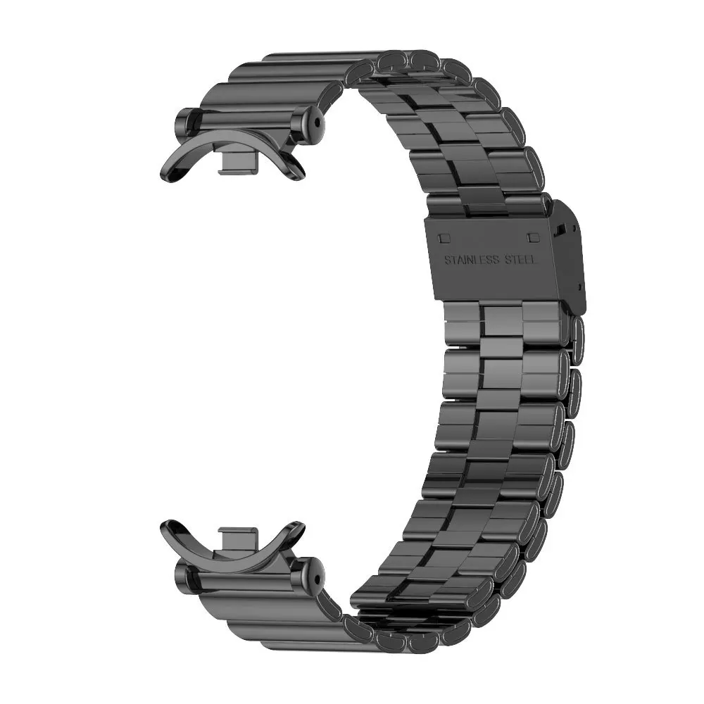 Cinturino Metallico In Acciaio Inox Per Xiaomi Band 9 Active - Regolabile 130-210mm, Anallergico, Grigio