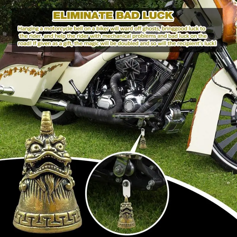 Vintage Cross Wings Angel Guardian Bell Ciondolo Moto Good Luck Bell Guardian Bell Collana Con Ciondolo Per Moto Da Uomo