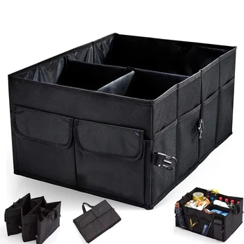 Big Capacity Car Storage Box Car Trunk Organizer Eco-Friendly Super Durable Collapsible Cargo Storage Tool Auto Trucks Trunk Box 1