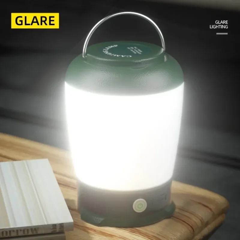 Lanterna Da Campeggio LED CLAKAP 3000 Lumen – Ricaricabile USB-C, Power Bank 4000 MAh, Impermeabile IPX4, Rotazione 180°
