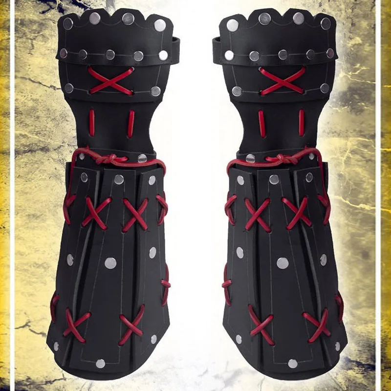 Fantasy PU Leather Gauntlet Cosplay Prop