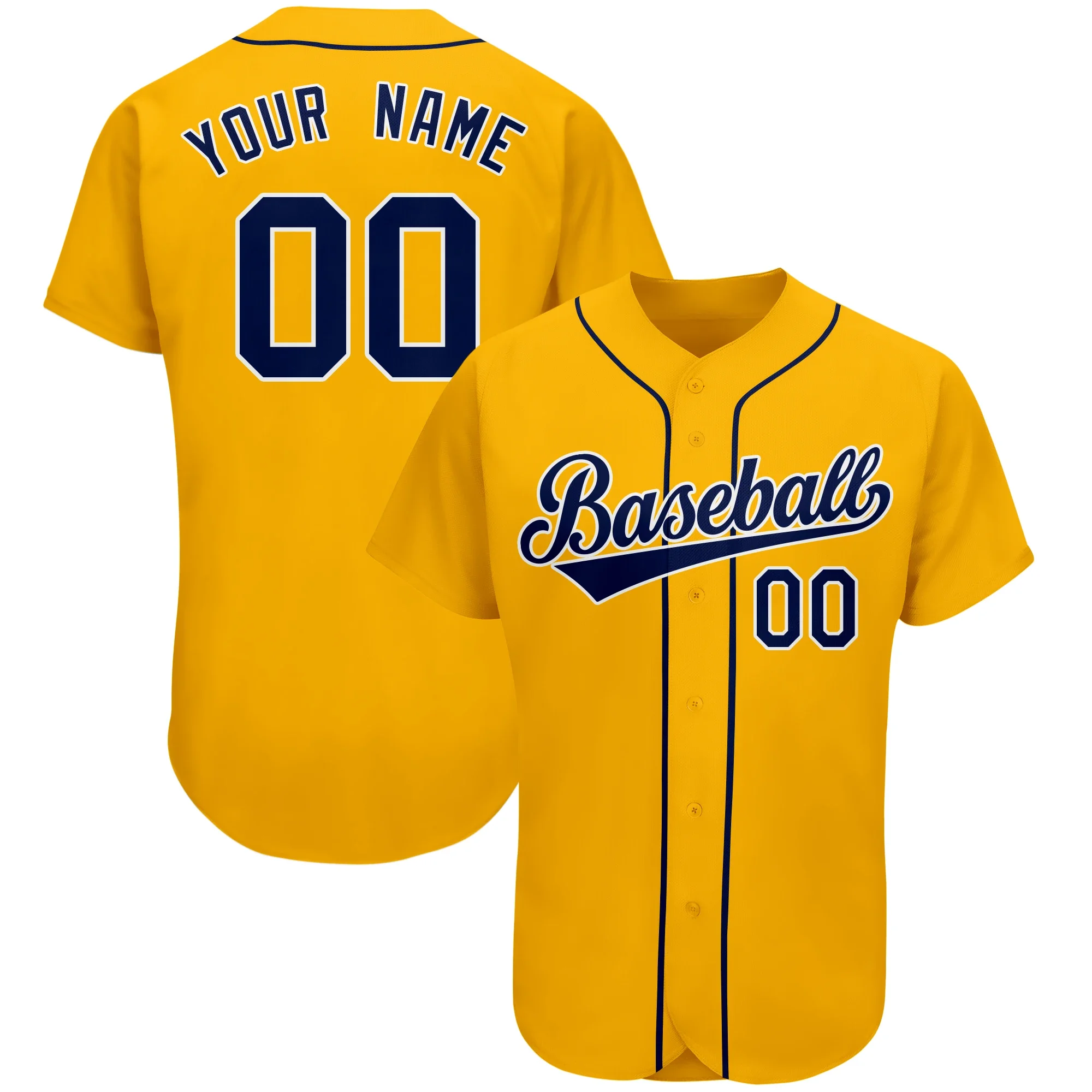 Baseball Jersey Full Sublimated Team Name/Numbers Make Your Own Softball V-neck Shirts for Men/Kids Outdoor Game Big size