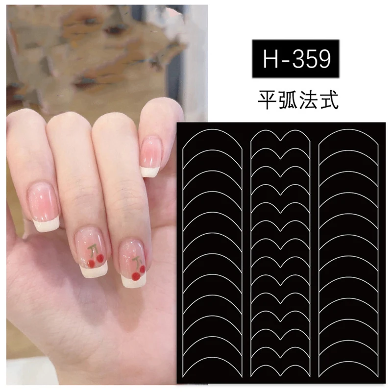Description Picture 6 of itemPainting Stencil Nail Art Stickers Heart Cross Butterfly Bear Star Hollow Nail Decals Airbrush Templates French Trend Supply