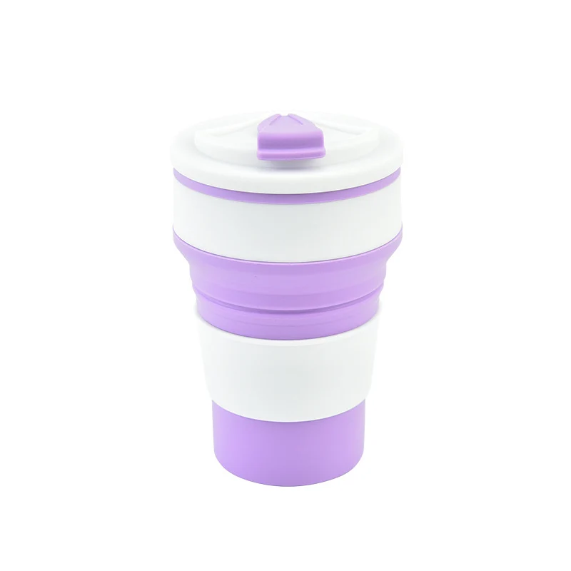 Silicone Collapsible Travel Cup Foldable Coffee Mug Travel Gift 8
