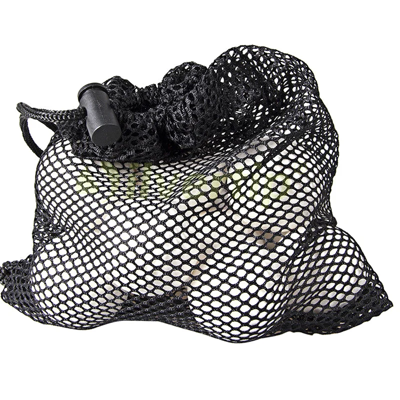 Portable Golf Ball Bags Holder Mesh Pouch Storage For Outdoor Training