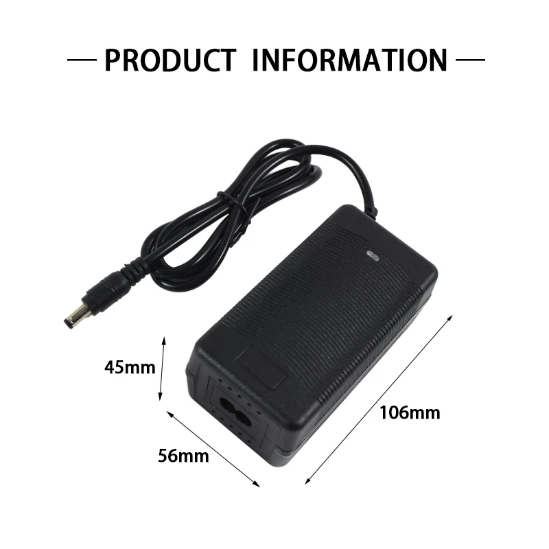 Universal 16.8V 4A Lithium Battery Charger with EU/US Plug