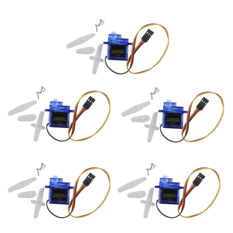 Enhanced Digital Mini Micro Servo for RC Vehicles - 180/360 Degree Rotation