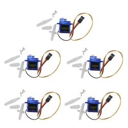 Enhanced Digital Mini Micro Servo for RC Vehicles - 180/360 Degree Rotation (5PCS SG90 360)