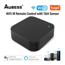 

Universal Remote Control Temperature Humidity Sensor IR Remote Controller Voice Control Infrared Smart Home Alexa Google Home