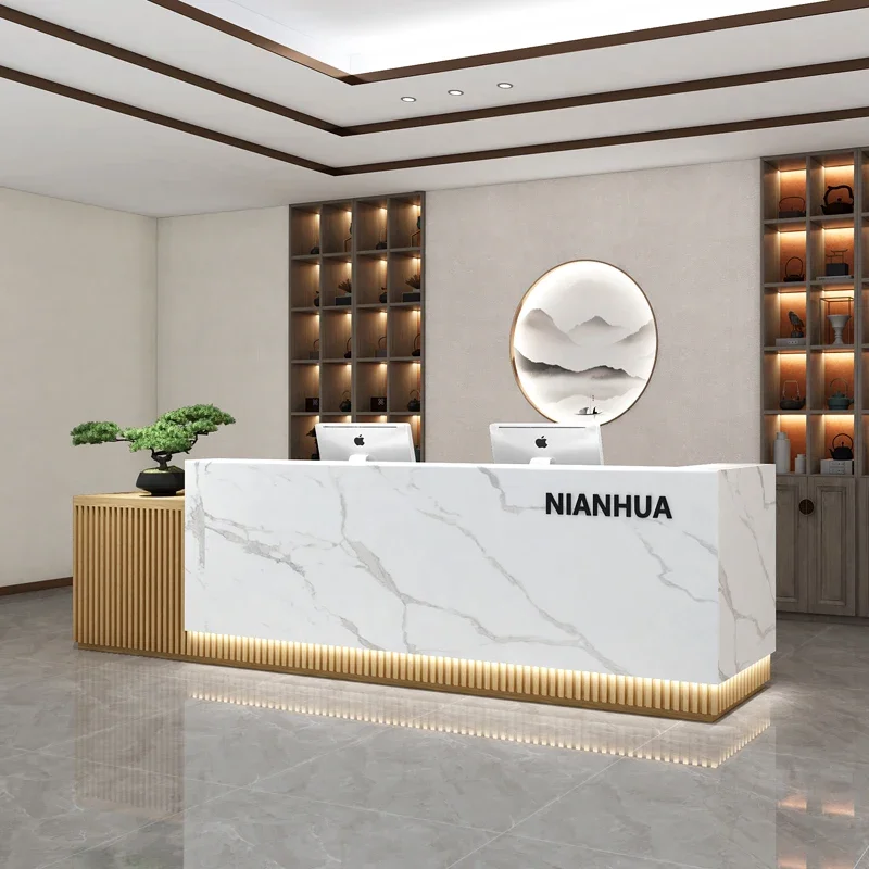 Lectern Luxury Reception Desks Beauty Salon Office Podium Church Futuristic Reception Desks Bancone Office Furniture