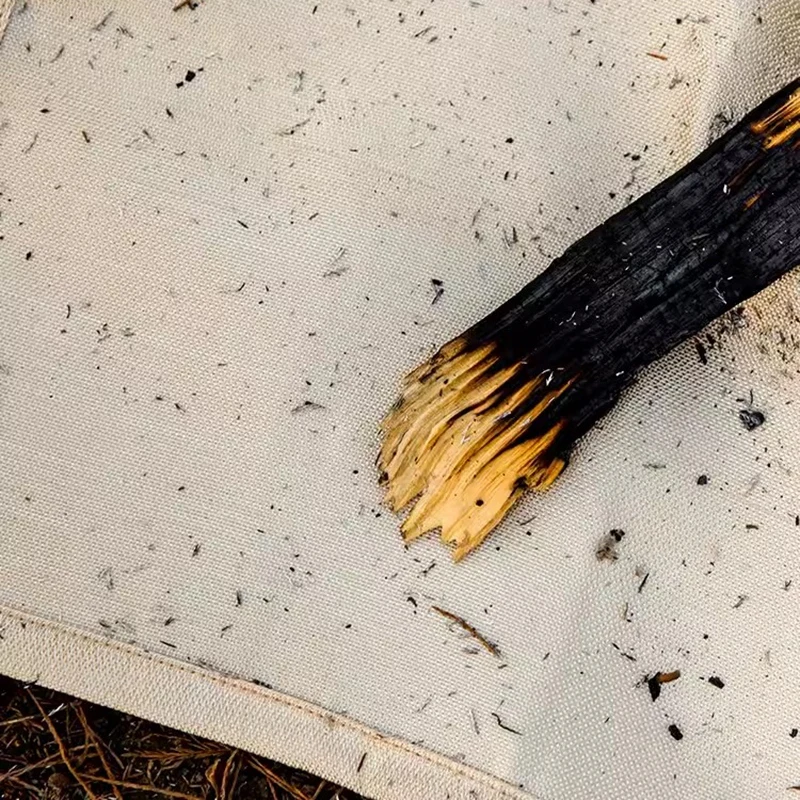 Outdoor Camping Fireproof Cloth Picnic Barbecue Insulation Mat Fiberglass Mats Flame Retardant High Temperature Fire Blanket