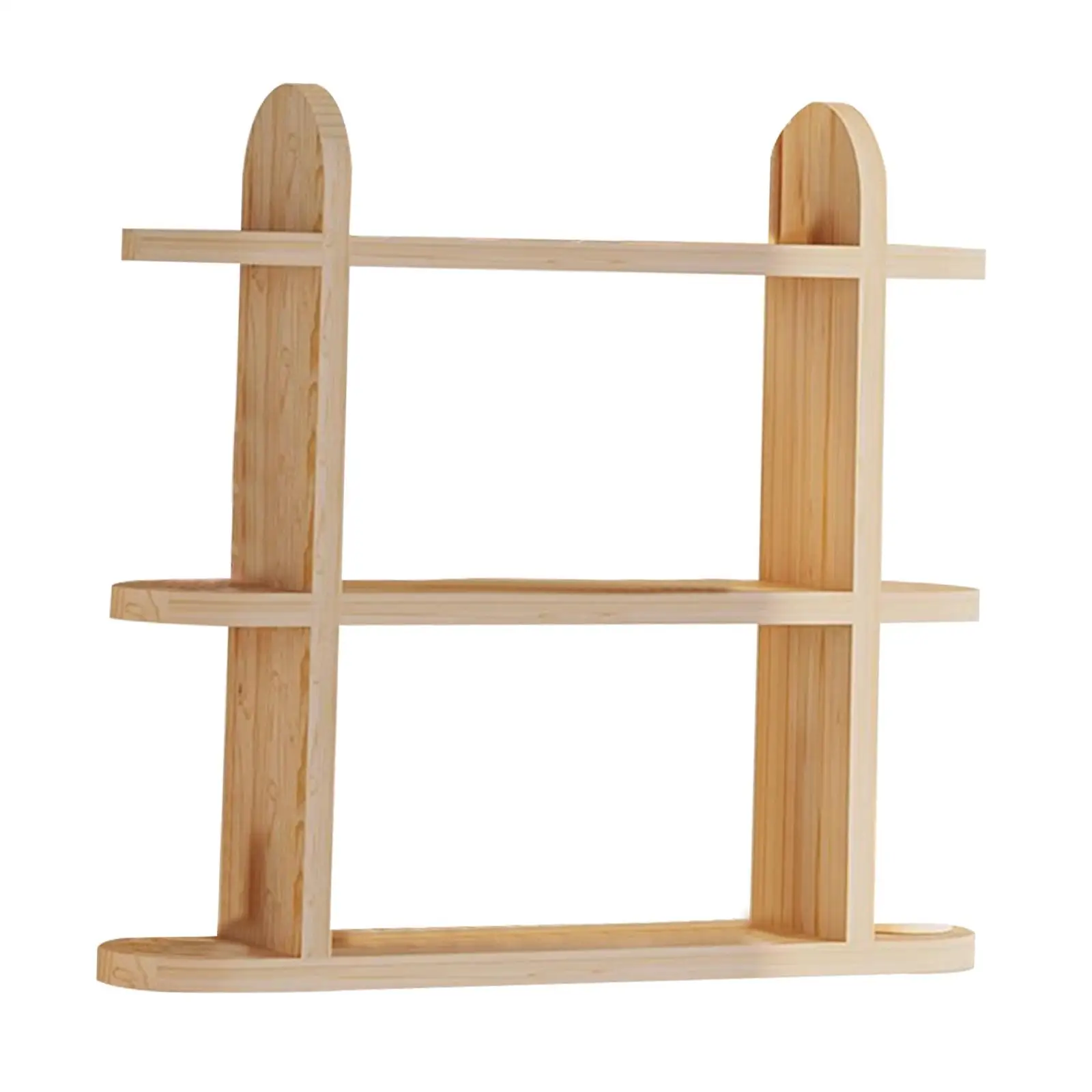 Wooden Desktop Plant Stand Hobbies Models Collections Displaying Decorative Home Office Balcony Multifunctional Display Stand