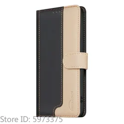 Elegant Leather Wallet Phone Case with Card Slot for Poco C81 Pro (A01)